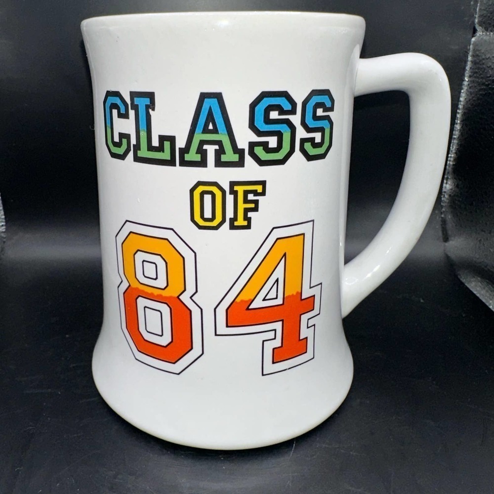 Unused Vintage Applause Class Of 84 Large Coffee Handled Mug